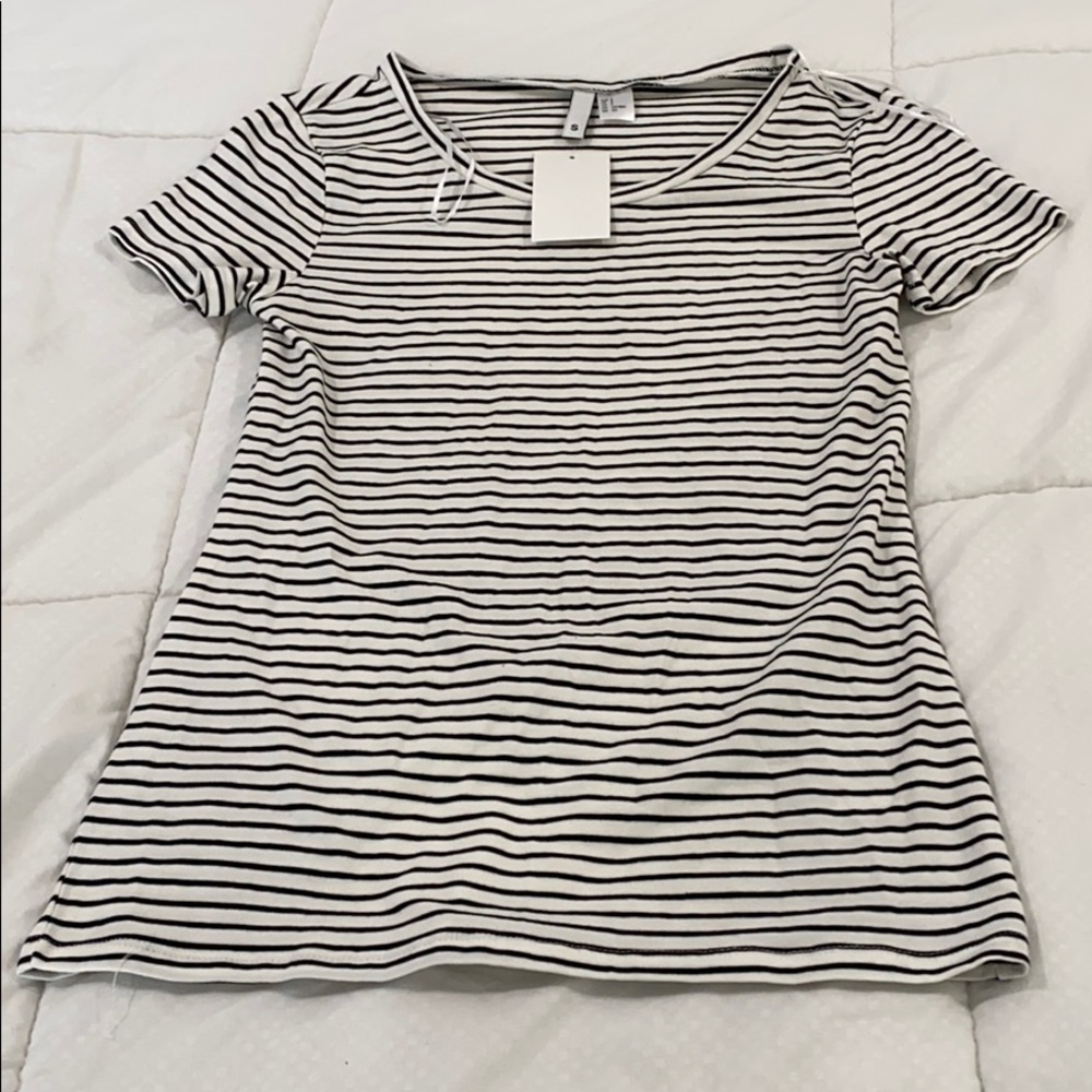 Black & White Striped Shirt